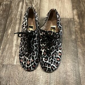 Leopard Print Women's Dance Shoes Size 23=5.5